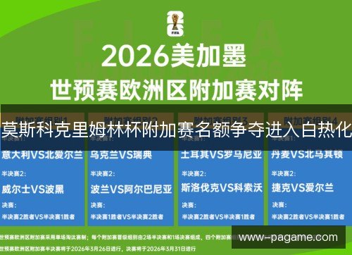 莫斯科克里姆林杯附加赛名额争夺进入白热化 莫斯科克里姆林杯附加赛名额争夺进入白热化